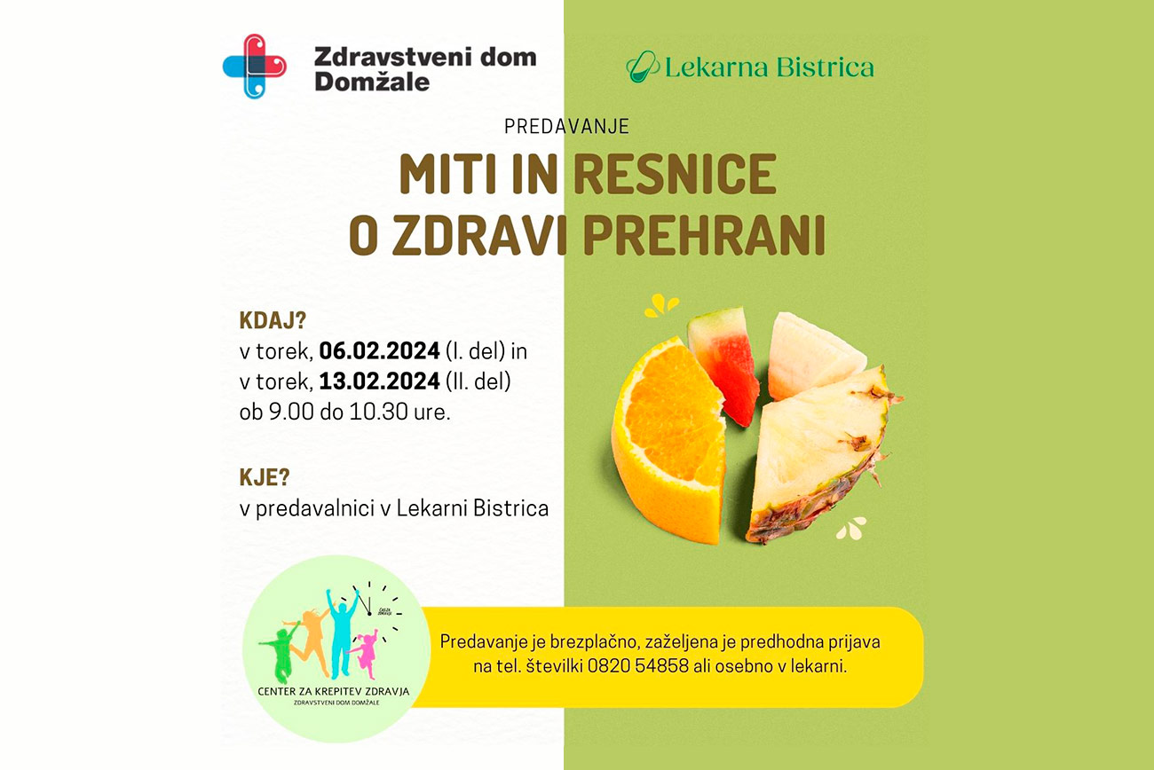 Miti in resnice o zdravi prehrani