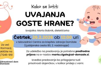 uvajanje goste hrane
